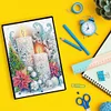 50 Pages A5 Special Shaped Candle Mosaic Diamond Sketching Book Kit