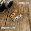 Hand-cranked self-generating lamp, mini toy, decompression EDC hand-crank lamp pendant, portable dormitory lighting, outdoor survival lamp