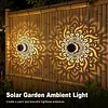 Solar Lights IP44 Waterproof LED Spot Lens Deck Lights for Garden Patio Backyard