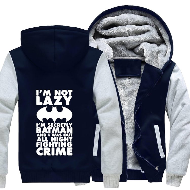 Being Batman, Batman Fleece Jacket