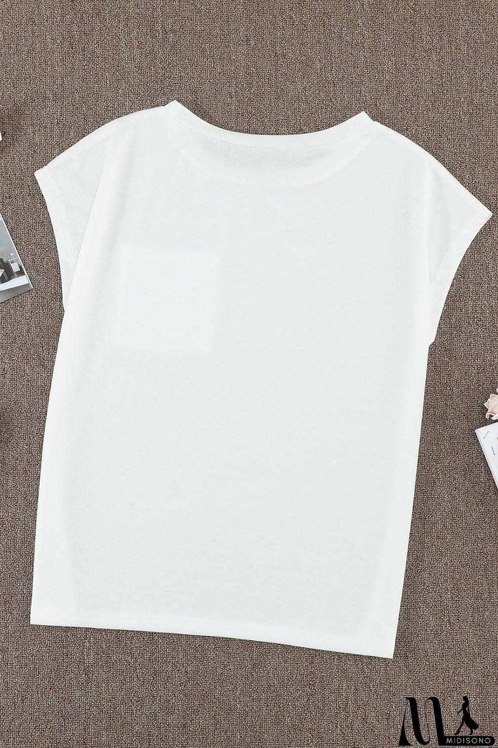 MidiSono - Pocketed Tee with Side Slits