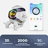 Mecha Monster Bluetooth Speaker Radio Card Clock Alarm USB Charging AI Speaker Heavy Bass Effect