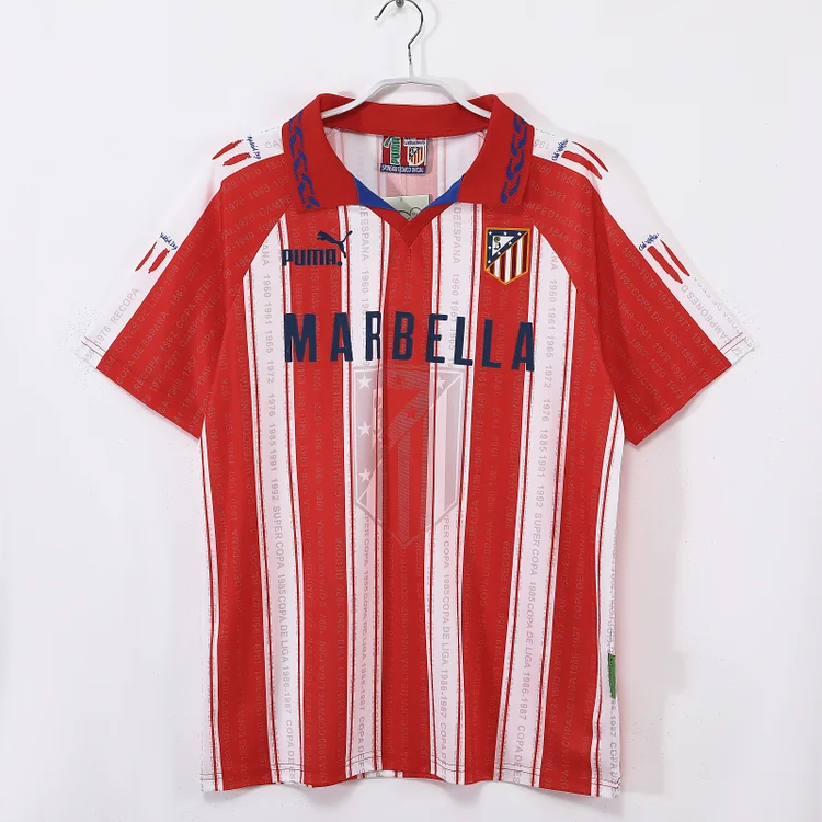 1995/96 Atletico Madrid Home Retro Kit -