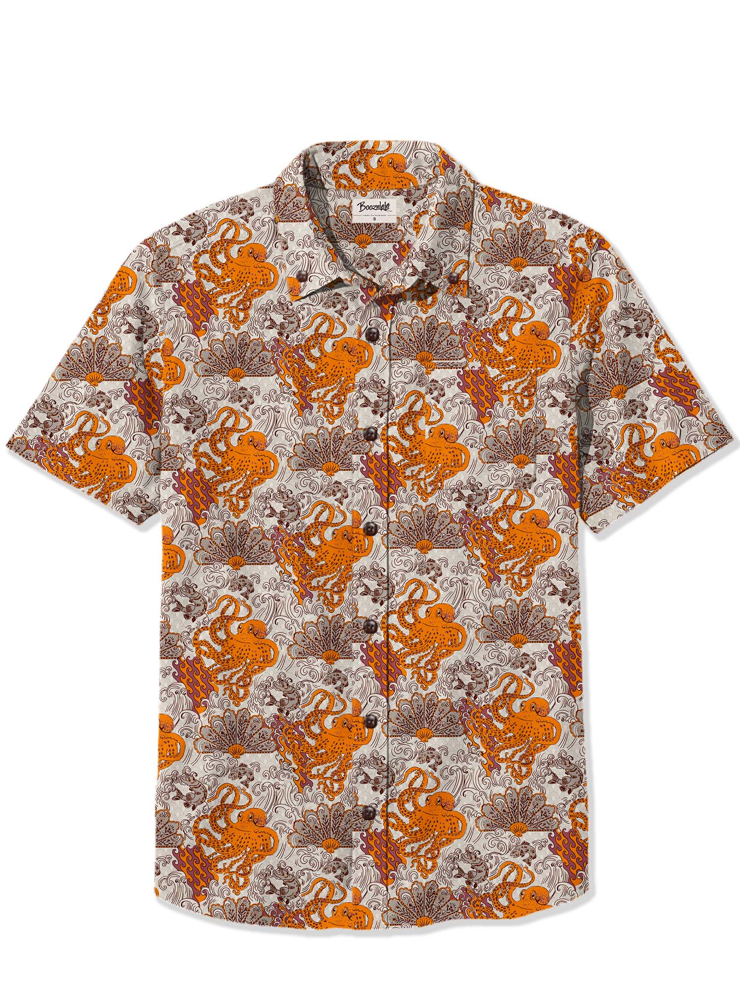 【Andréa Leonelli X Boozelele】Octopus Garden - 100% Cotton Shirt