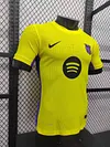 2025/2026 Player Version Barcelona Away Yellow Football Jersey 1:1 Thai quality
