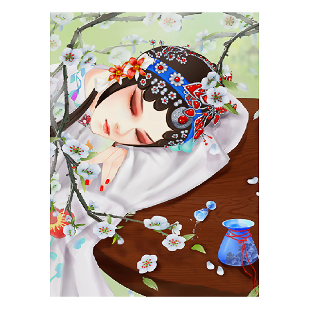 

Character - 11CT Stamped Cross Stitch - 60*80CM, 501 Original