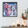 Schneemann 5d DIY Diamond Art Malerei Sets spezielle Form Teilbohrer Kunst 30x30cm