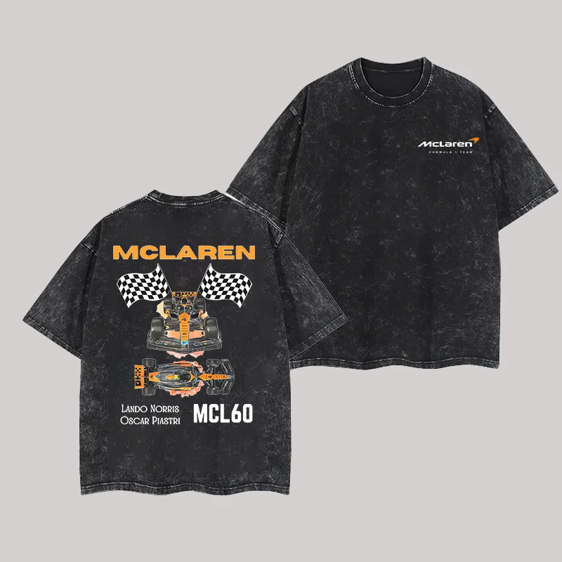 McLaren F1 Printed Oversize Washed T-Shirt