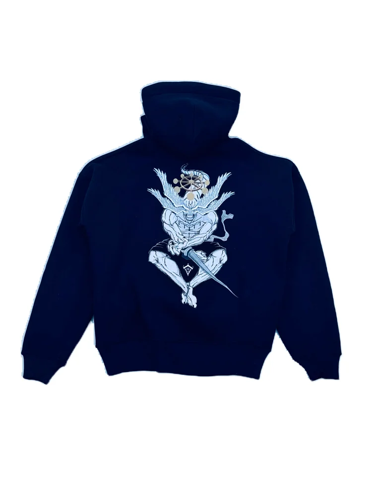 JJK Embroidered Hoodie