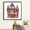 Diamond Painting-DIY Crystal Rhinestone Xmas Cottage（40x40cm）