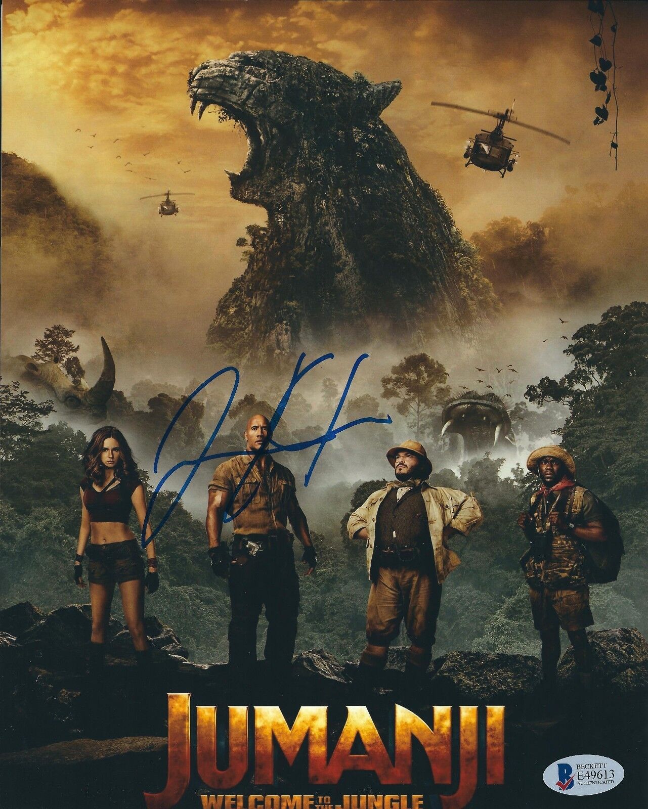 Jake Kasdan Signed 'Jumanji: Welcome to the Jungle' 8x10 Photo Poster painting *Producer BAS 613