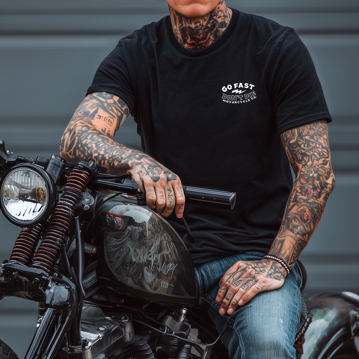 Luminous Logo Graphic Cotton T-Shirt