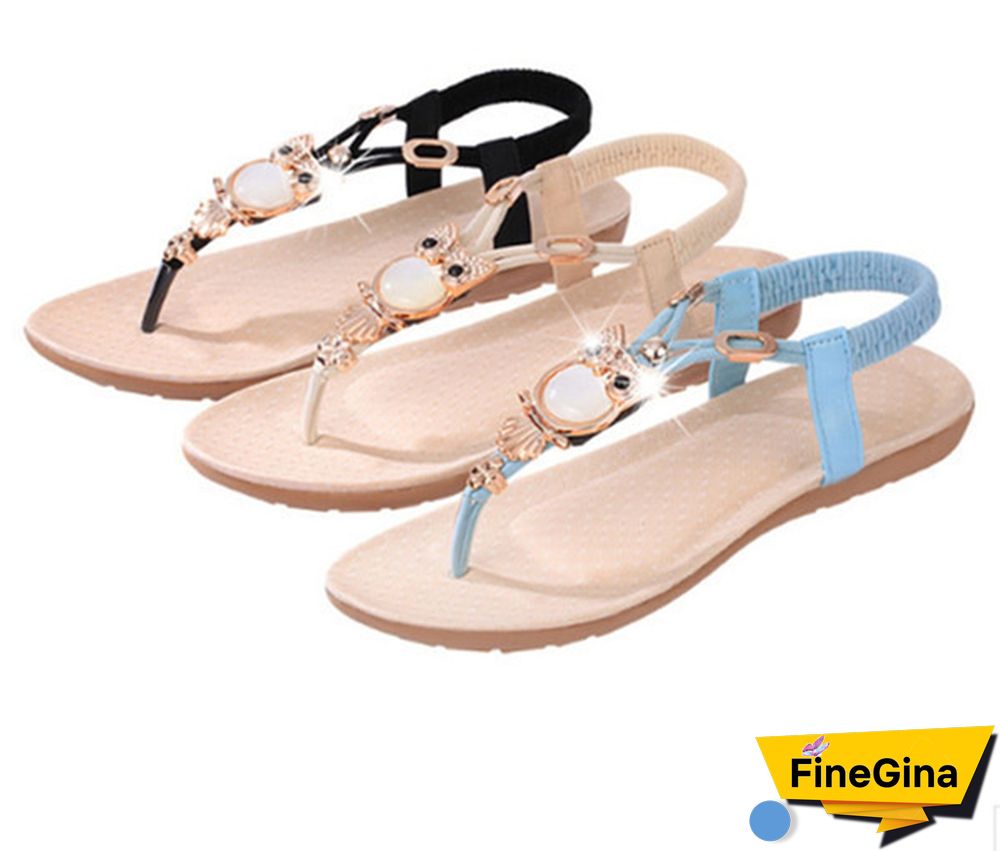 New Womens Flat Sandal T-strap Thong Flip Flops Shoe Summer Sandals Comfortable Non-Slip shoes