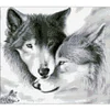 Wolf - 9CT Full Beaded Cross Stitch Kit(48x41cm)