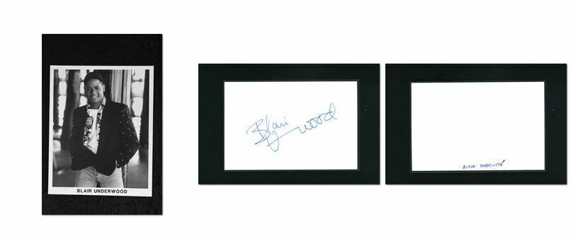 Blair Underwood - Signed Autograph and Headshot Photo Poster painting set - L.A. Law