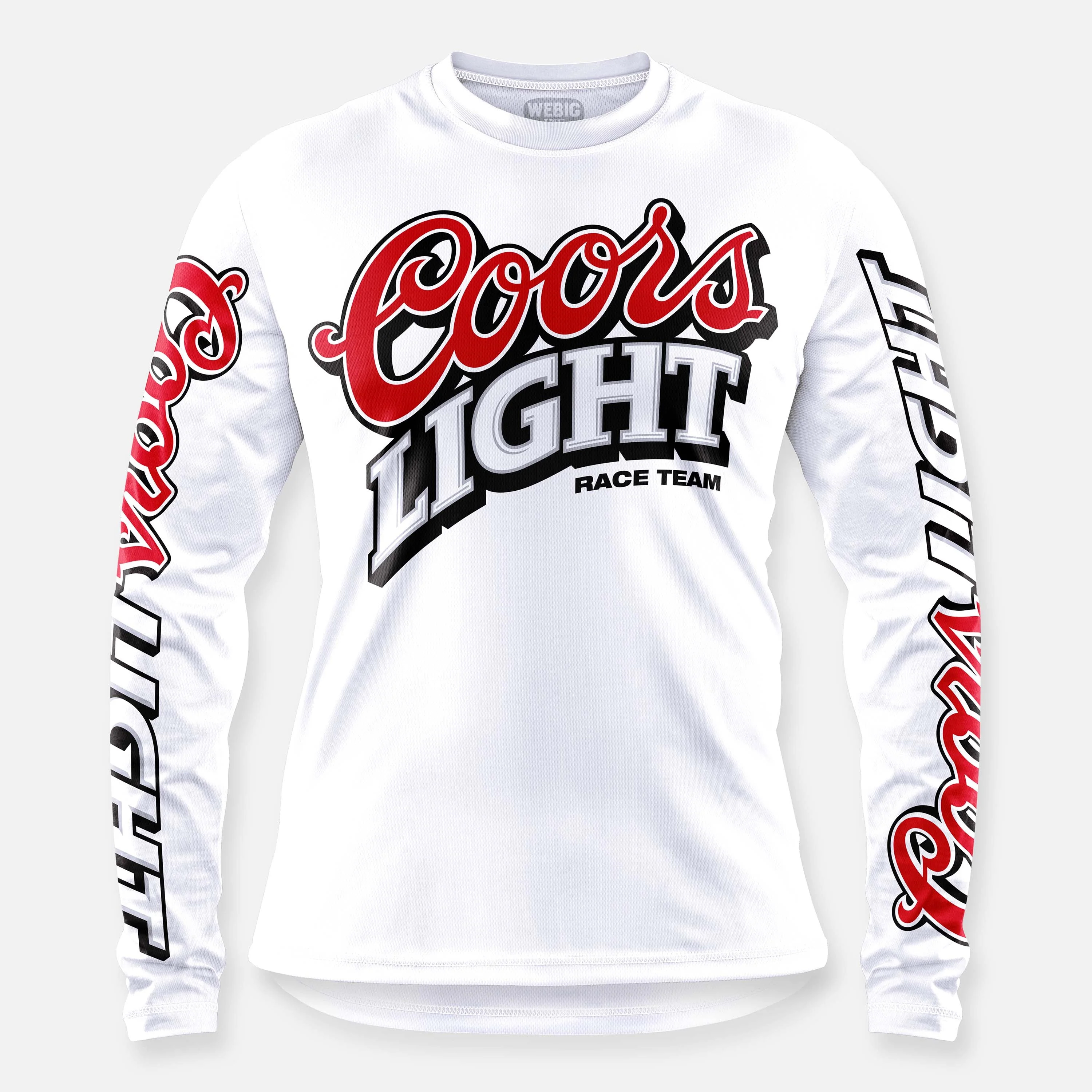 SILVER BULLET RACE TEAM JERSEY WHITE / TECHWEAR CLUB / Techwear