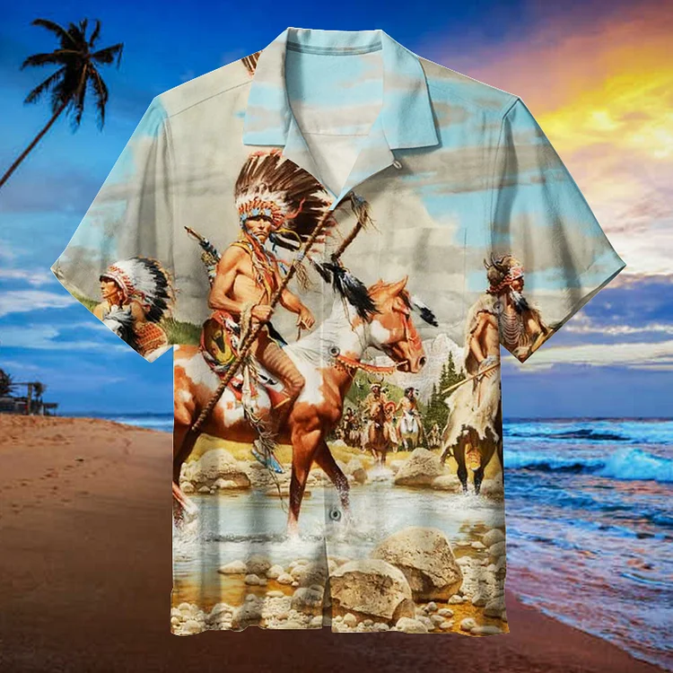 Native American Indian Tribes |Unisex Hawaiian Shirt