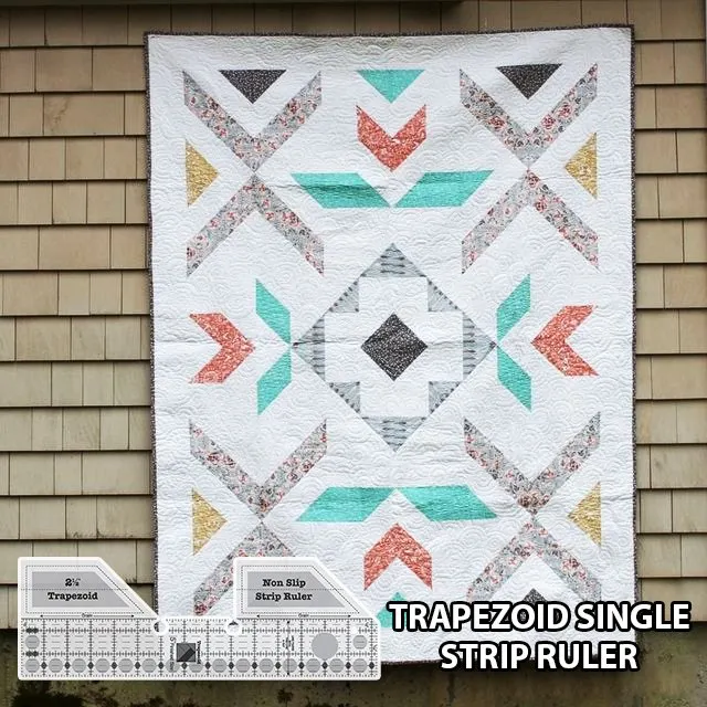Trapezoid Rug Pattern TRAPEZOID STRIP RULER