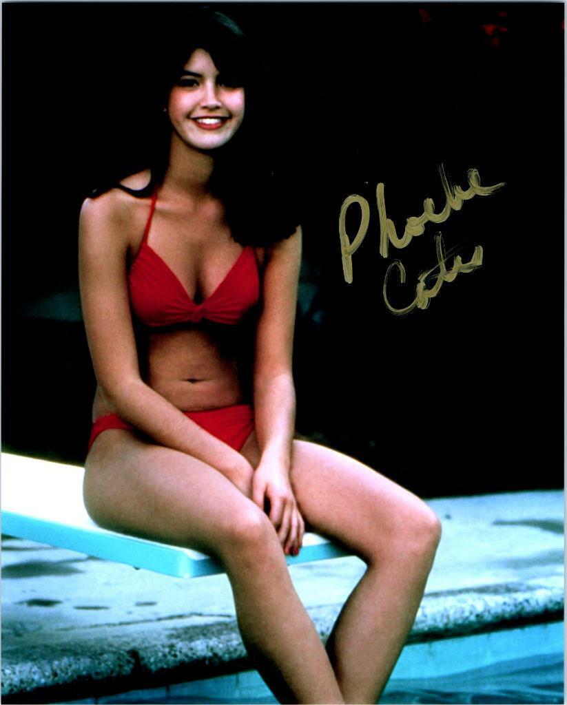 Phoebe Cates signed 8x10 Photo Poster painting picture autographed good looking plus COA