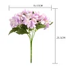5 Stems Small Hydrangea Artificial Flower Bunch