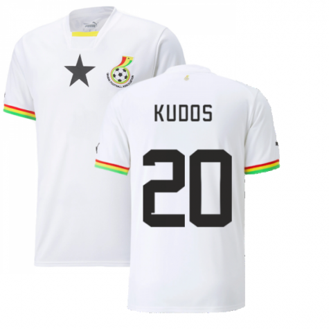 Ghana Mohammed Kudus 20 Home Trikot WM 2022