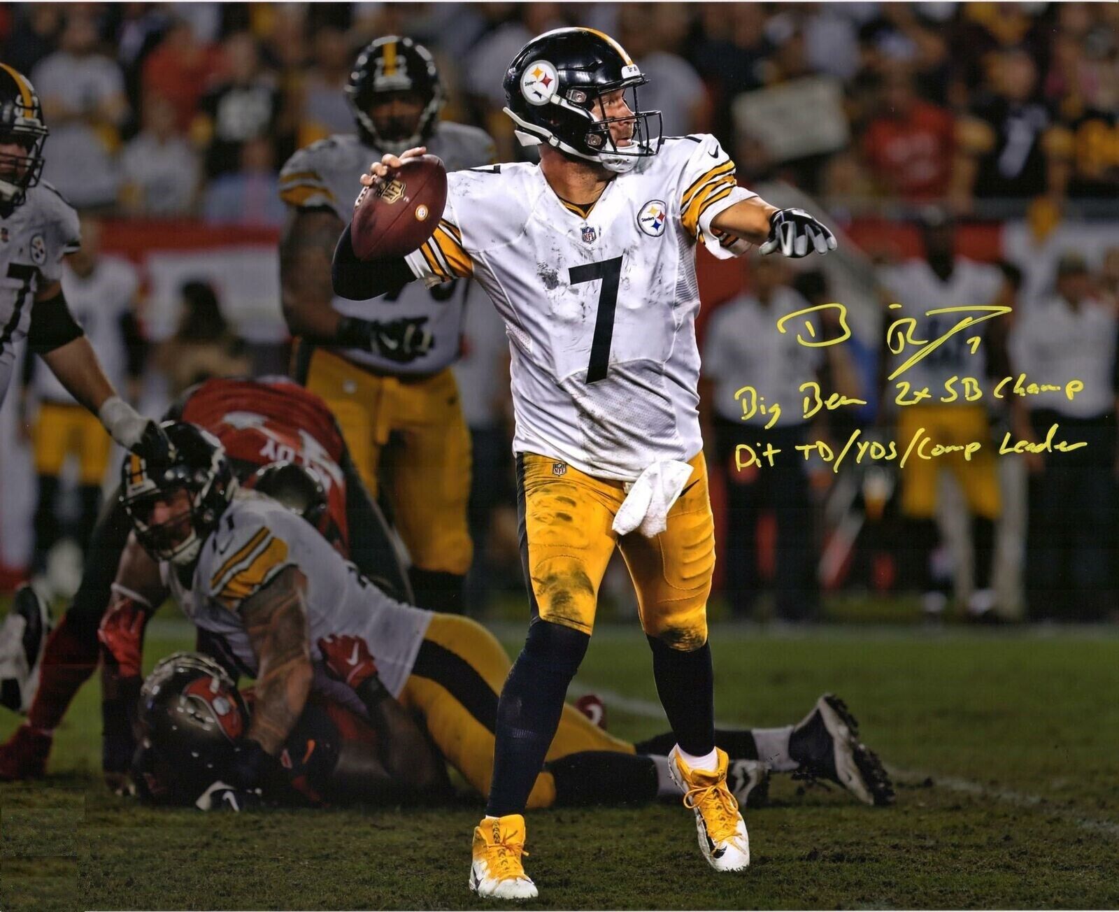 Ben Roethlisberger Autographed Signed 8x10 Photo Poster painting ( Steelers ) REPRINT