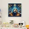 Christmas Jesus-14CT Stamped Cross Stitch 40*40cm/15.75*15.75in
