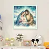 Virgin Mary And Jesus-11CT Stamped Cross Stitch 40*40cm/15.75*15.75in tapestrymarket
