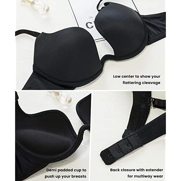 Push Up Ultra Low Deep U Bra
