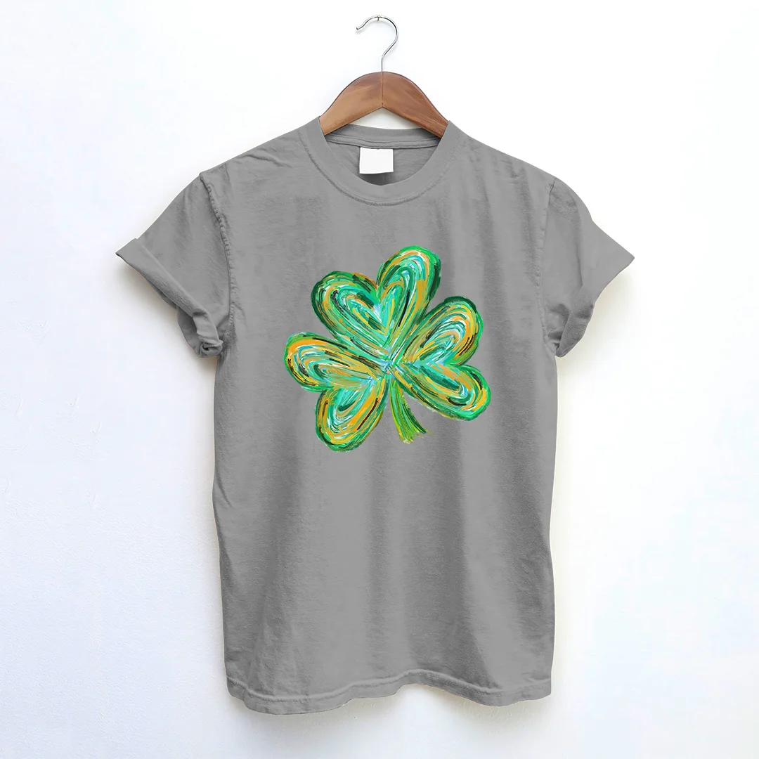 St Patrick's Day Four Leaf Clover T-shirt