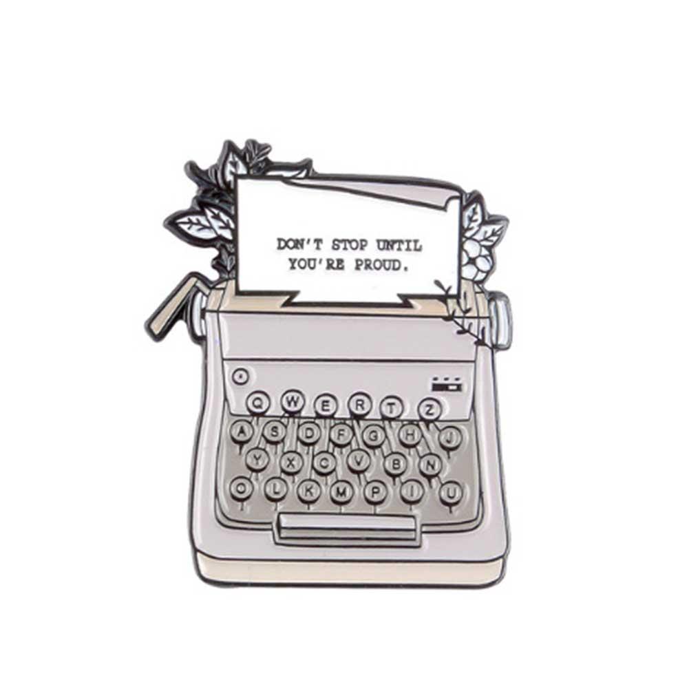

Retro Telegraph Fax Machine Brooches Cartoon Badge Jacket Clothes Bag Pins, Style 4, 501 Original