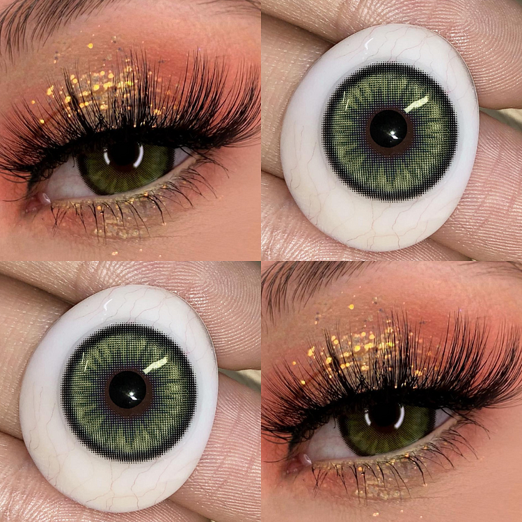 Dawn Mirage Green Colored Contact Lenses