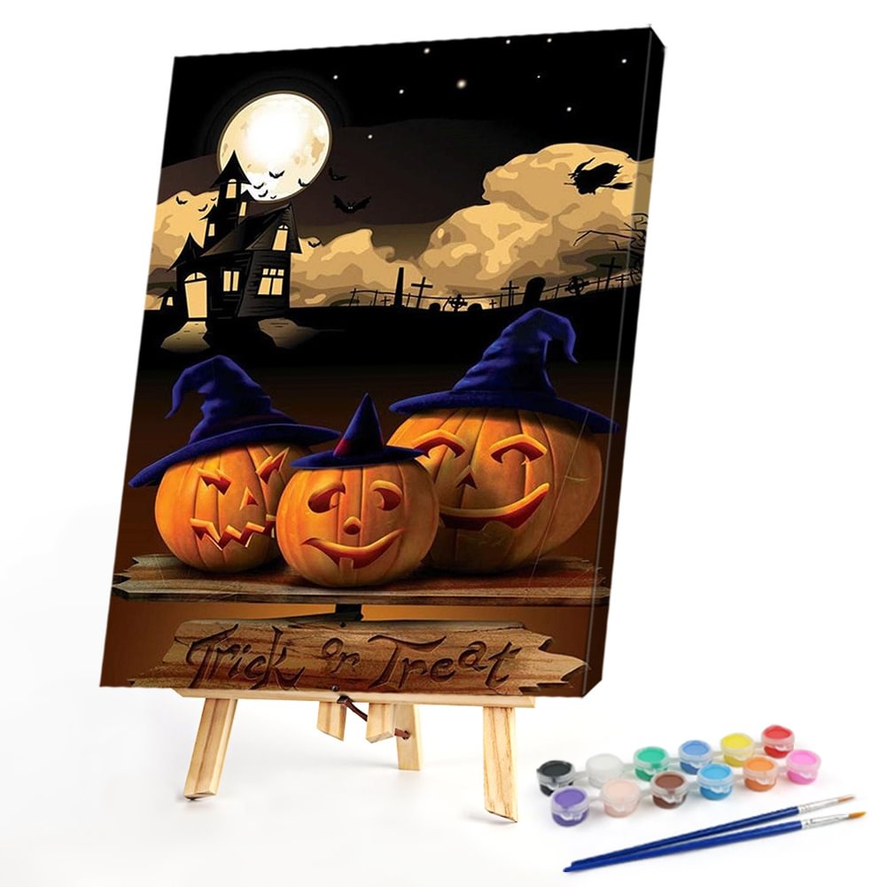 DIY Painting By Numbers Kit - Halloween (40*50 CM)