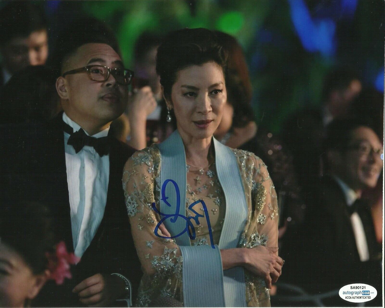 MICHELLE YEOH SIGNED TOMORROW NEVER DIES Photo Poster painting UACC REG 242 (5) ALSO ACOA CERTIF