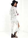 Lace Embroidered Vacation Sun-protection Cover-up