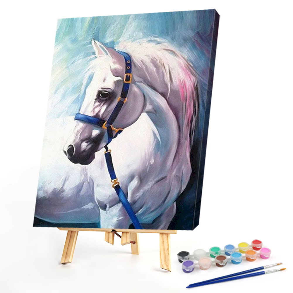 

40*50CM - Paint By Numbers - Fine Horse, 501 Original