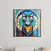 Diamond Painting -5D Full Round Drill Cute Fresco Style Cat