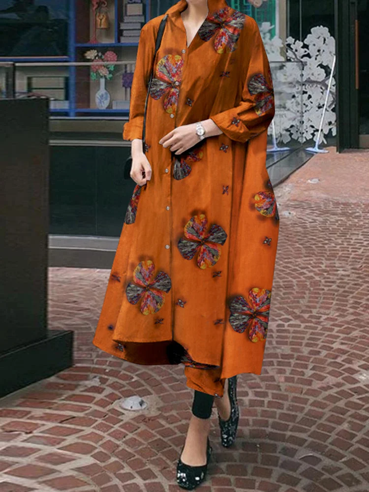 European and American casual women's shirt dress QueenFunky