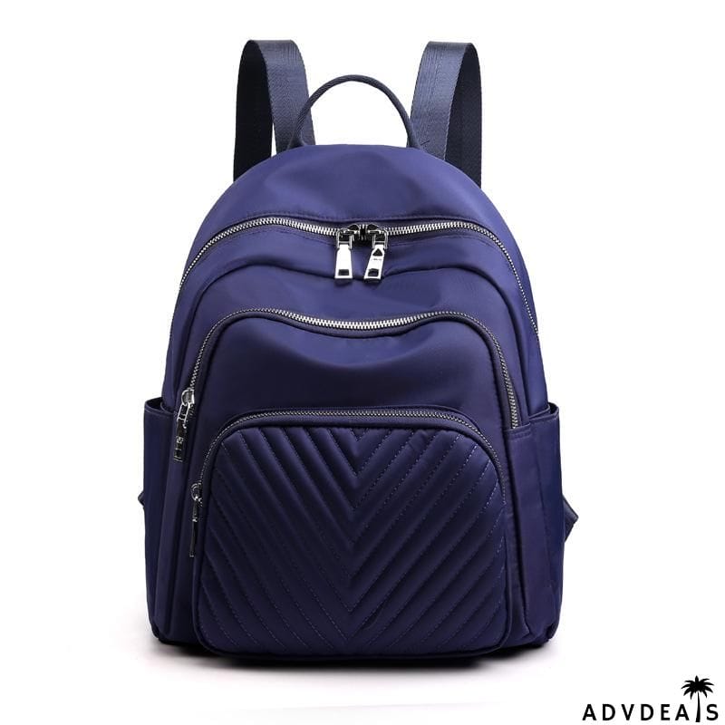 Great Simple Design Single Flat Top Handle All-Around Zip Fastening Backpack