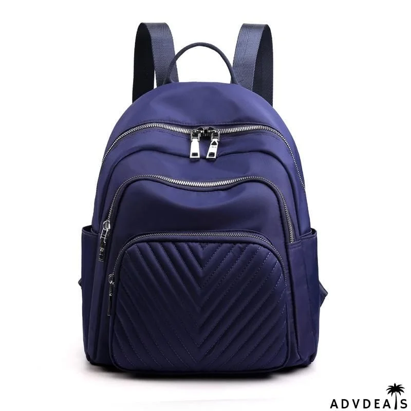 Great Simple Design Single Flat Top Handle All-Around Zip Fastening Backpack
