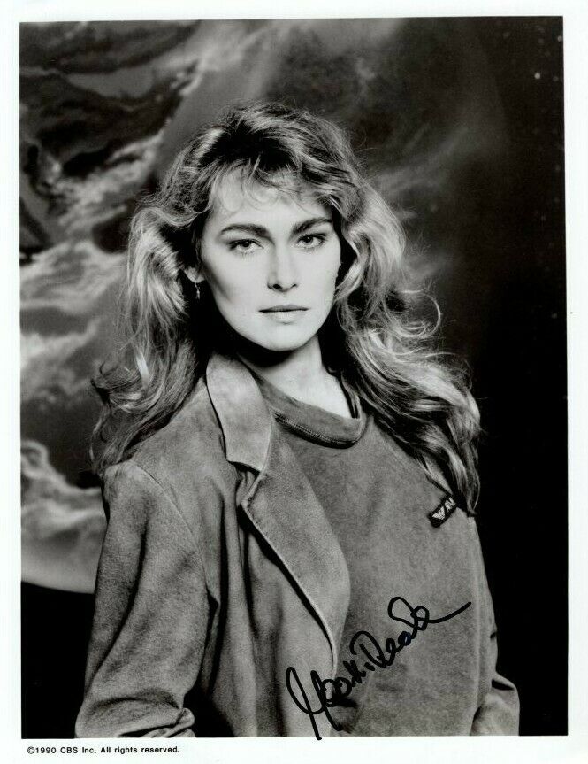 JOANNA PACULA signed 7x9 E.A.R.T.H. FORCE original press Photo Poster painting