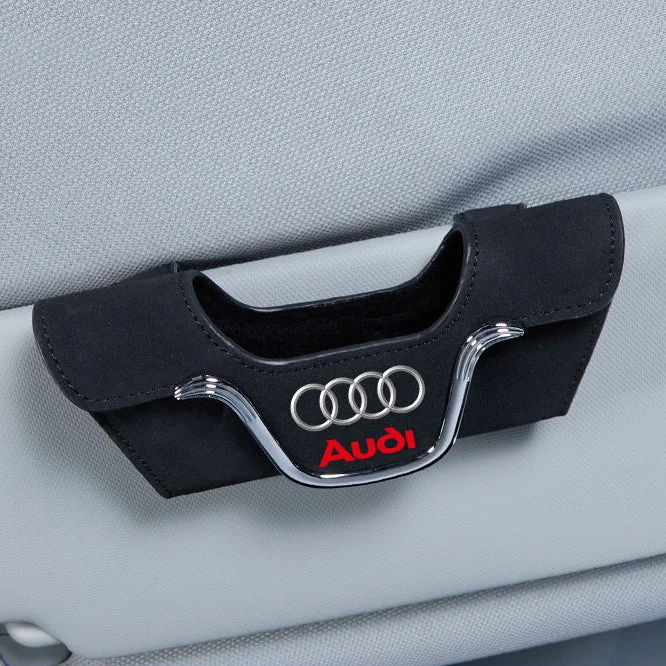 Fashion Suede Car Glasses Holder