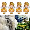 Daffodils DIY Cross Stitch Kit 14CT Thread Art Needlework Fridge Magnets 7x11cm tapestrymarket