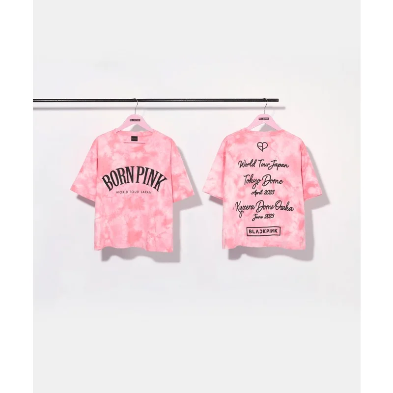 BLACKPINK World Tour BORN PINK JAPAN Tie Dye Logo T-shirt