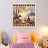 Sunset Scenery-11CT Stamped Cross Stitch 40*40cm/15.75*15.75in tapestrymarket