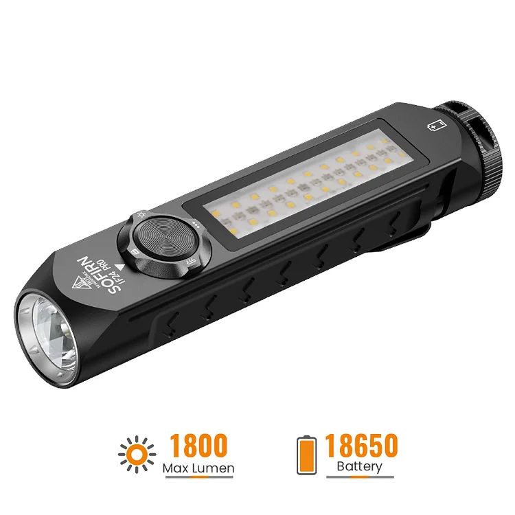 Sofirn IF24 Pro Flashlight 1800lm SFT40 Buck Driver RGB Light