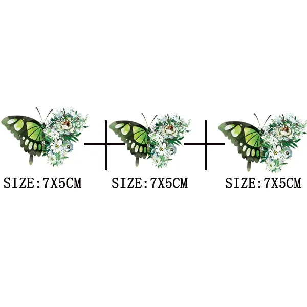 Beautiful Butterfly Thermal Sticker On T-shirt DIY Washable Iron On Hoodies Funny Design On Clothes Patches Appliqued Decoration