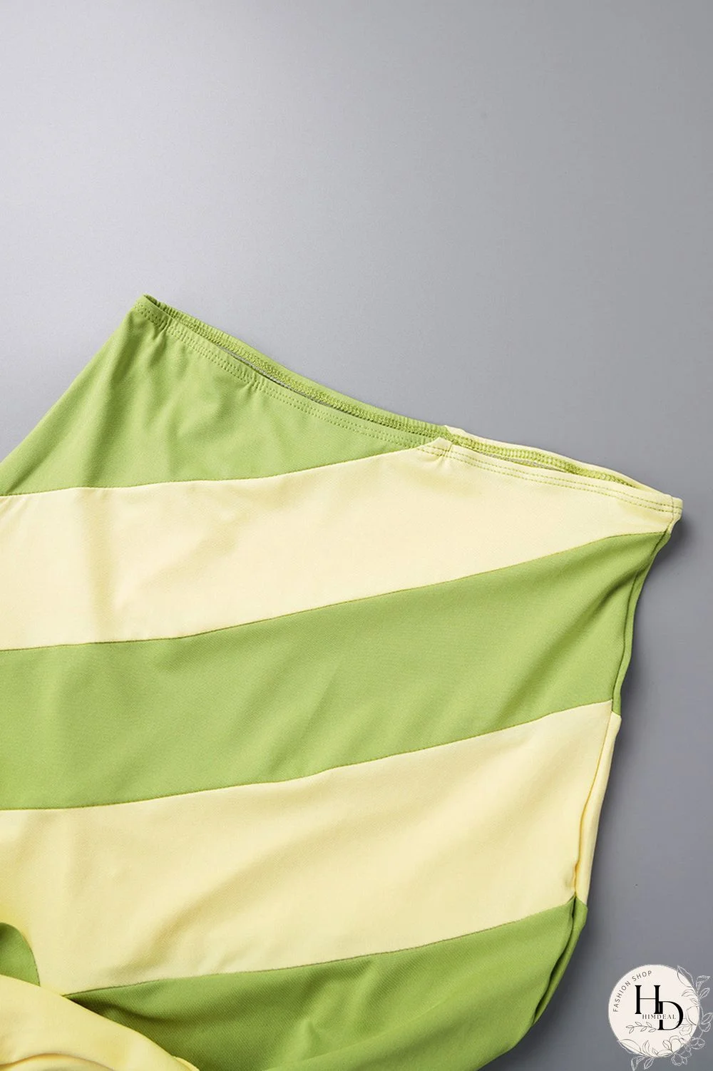 Rose Red Sexy Patchwork Tassel Bandage Backless Contrast Oblique Collar Sleeveless Two Pieces