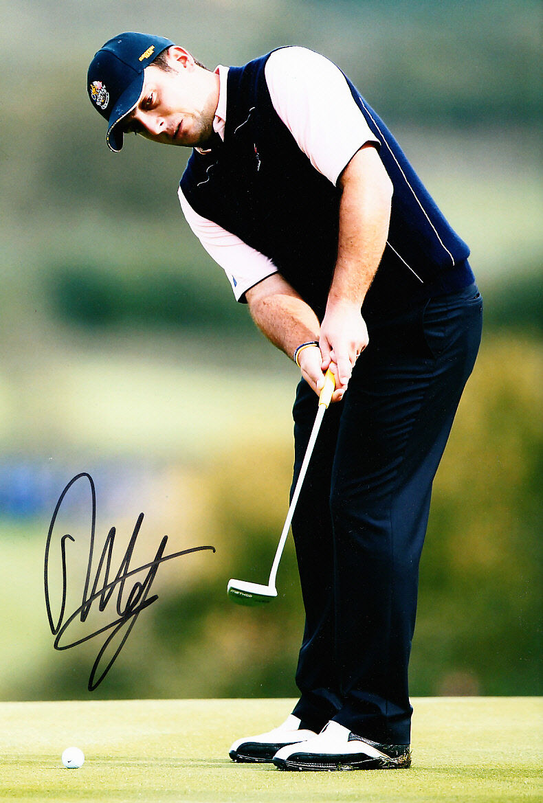 Francesco Molinari Ryder Cup Winner Hand Signed Photo Poster painting 12x8 3.