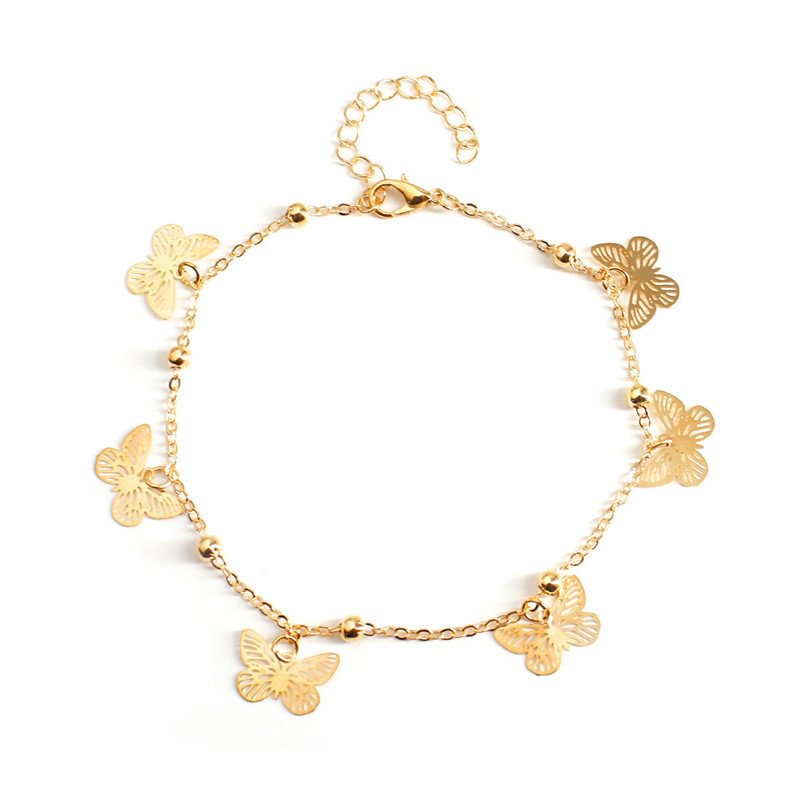 Butterfly gold bracelet